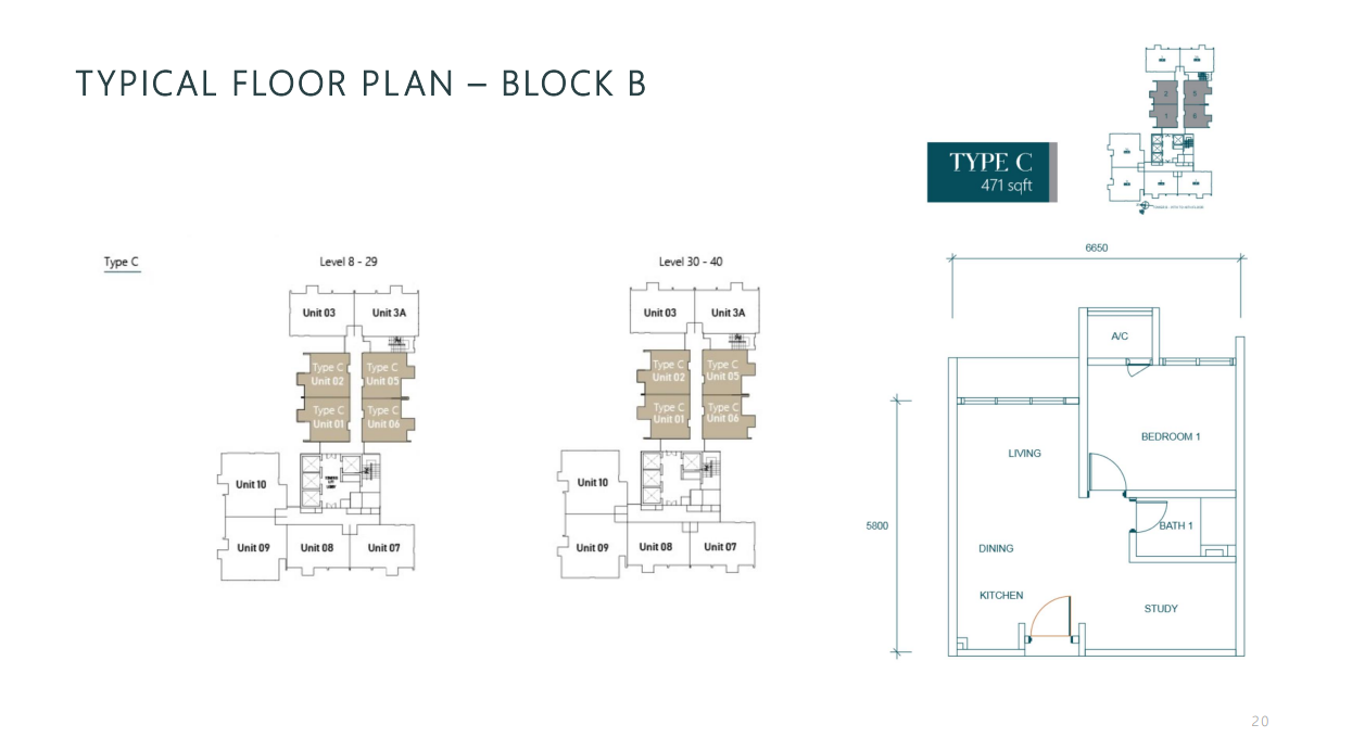 Floor Plan Tower B-C
