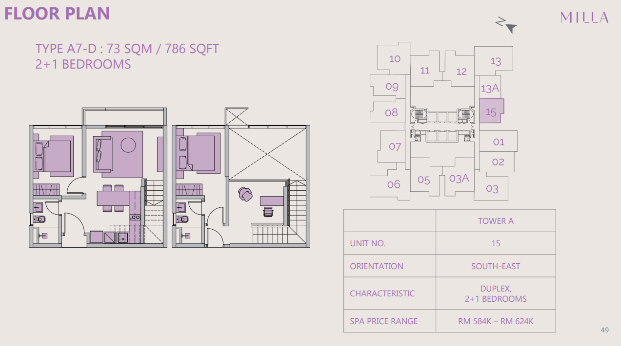 Floor Plan Type A7-D