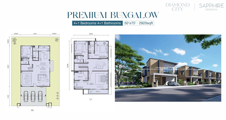 Floor Plan Premium Bungalow