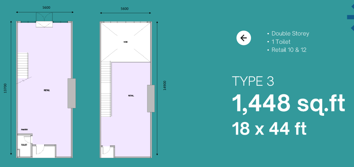 Floor Plan (R) Type 3/3(M)