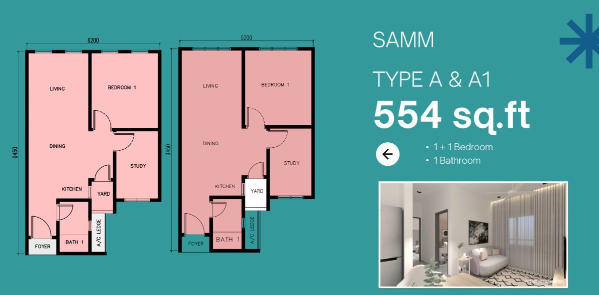 Floor Plan (SA) A/A1