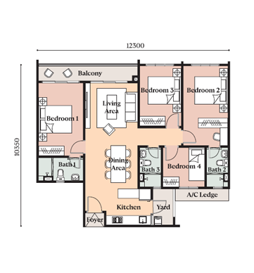Floor Plan B1
