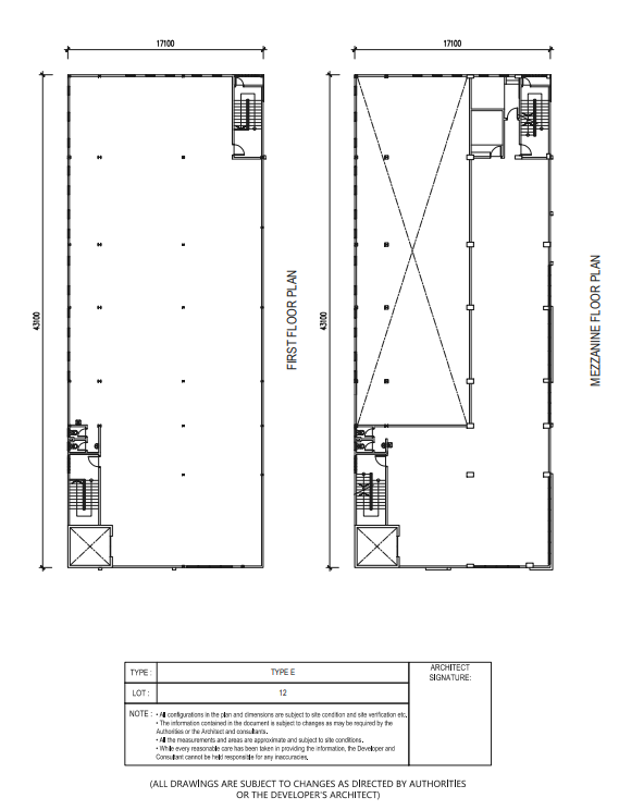 Floor Plan E/E1
