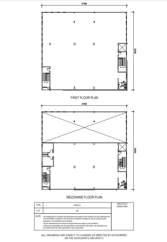 Floor Plan E/E1