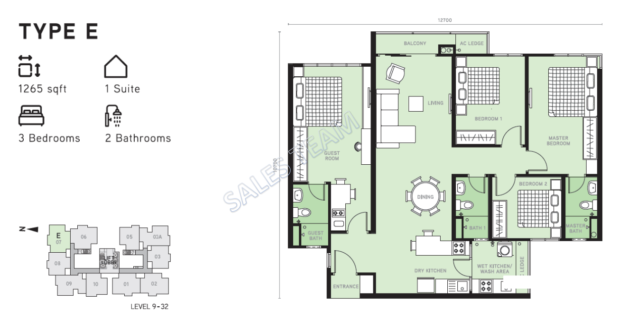 Floor Plan Type E